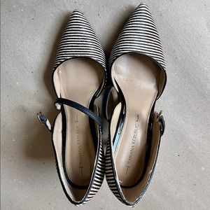 Banana Republic Zebra Stripe Heels